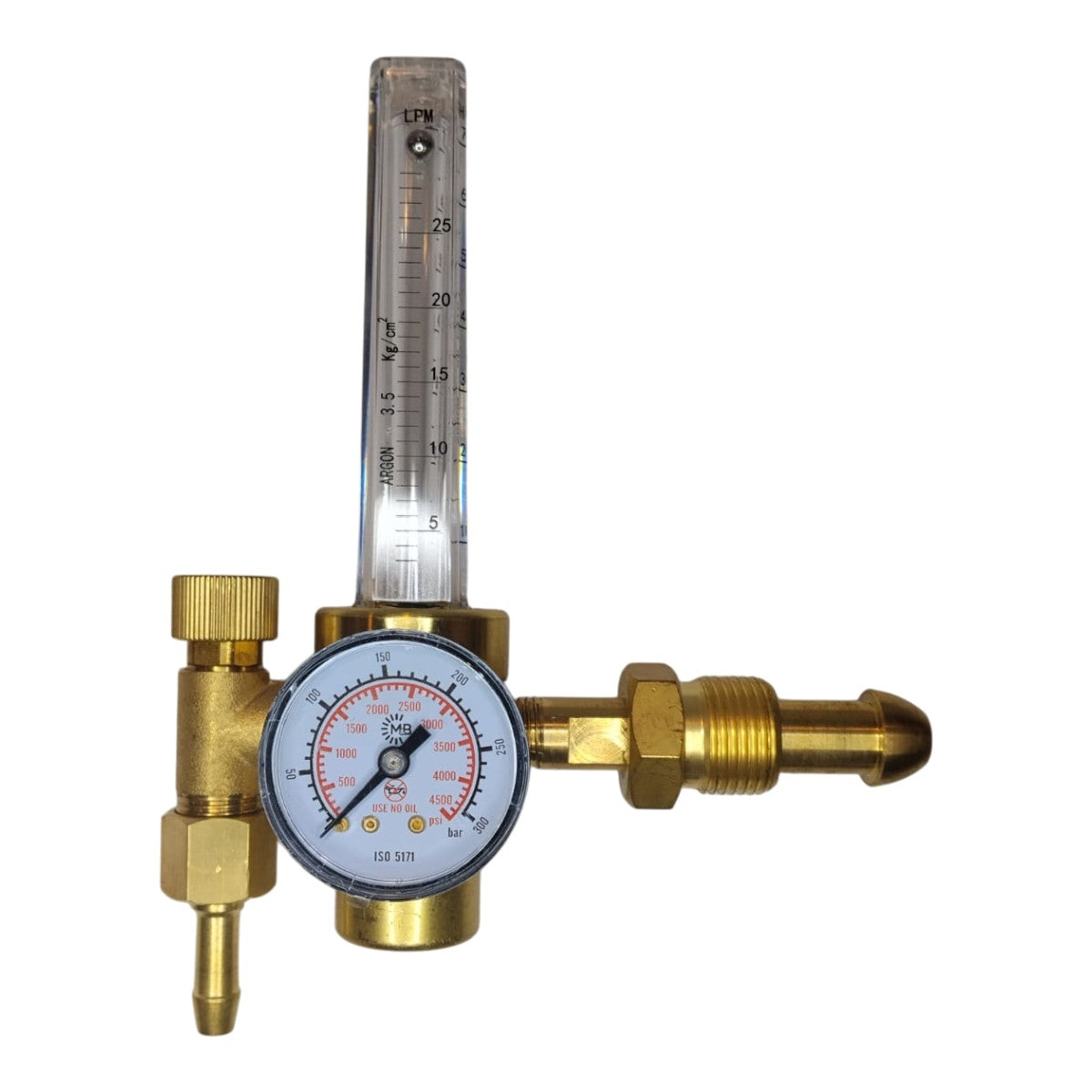 Argon Flow Meter Kit with Y-Piece & Hose Tail Fittings
