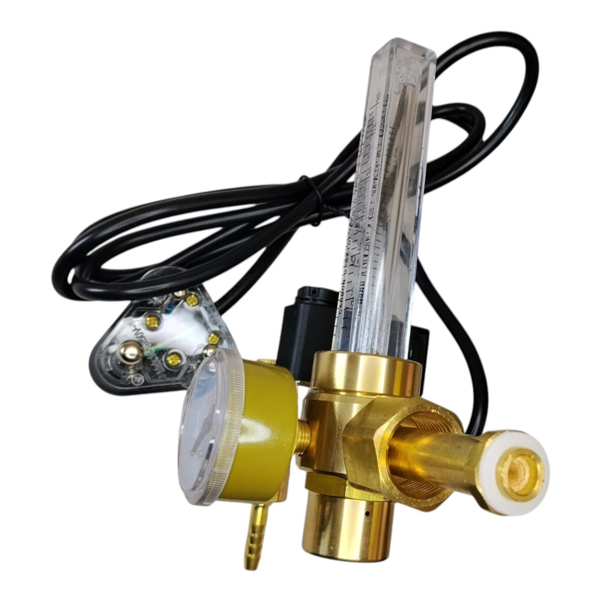 CO₂ Flow Meter Regulator with Solenoid Valve (Grow Room / Cultivation Use)