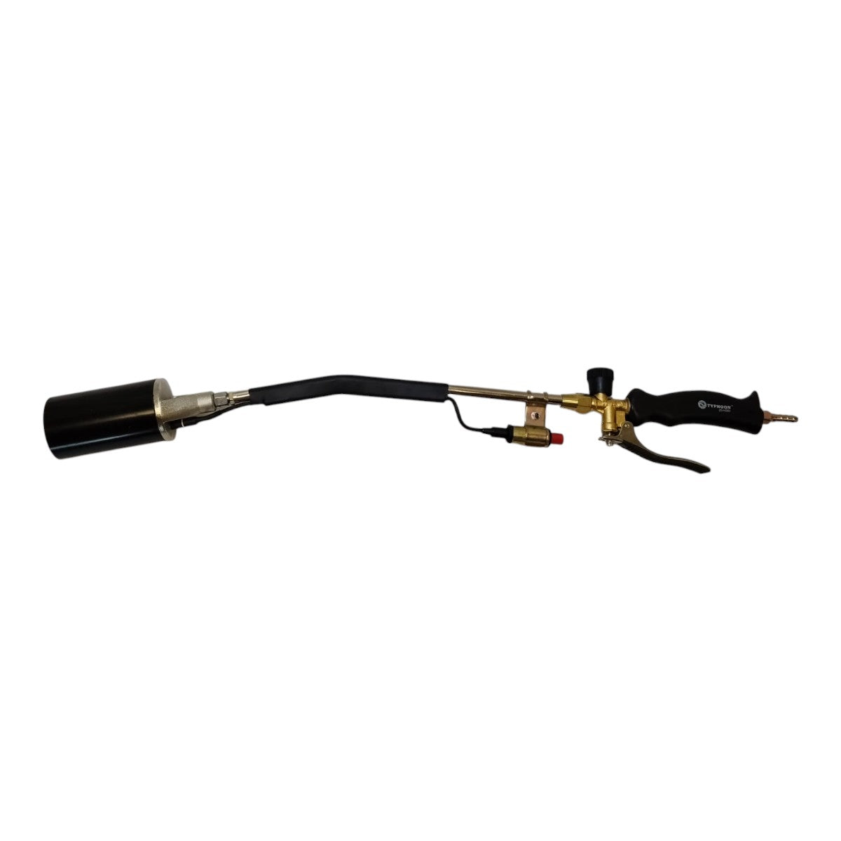 Propane heating torch with piezo ignition for industrial and workshop heating applications