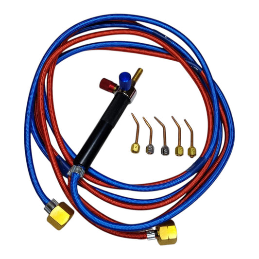 Jewellery torch with 5 nozzles for precision heating and soldering