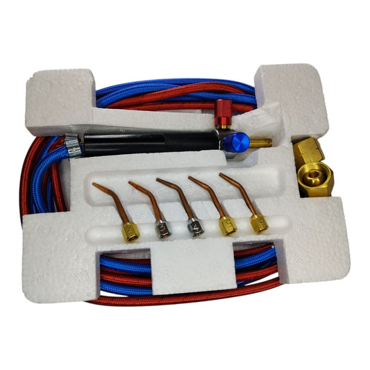 Jewellery Torch with 5 Nozzle Set (3/8″ Outlet Nut)