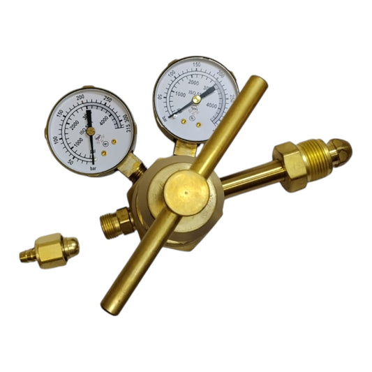 Nitrogen high pressure regulator up to 210 bar for industrial and pressure testing use