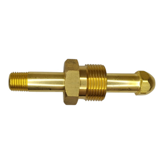 Nitrogen (N₂) Cylinder Nut & Stem Set (100 mm Stem 1/4″ NPT)