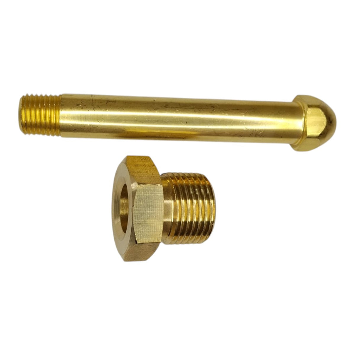Oxygen and argon cylinder nut and stem set for industrial gas systems