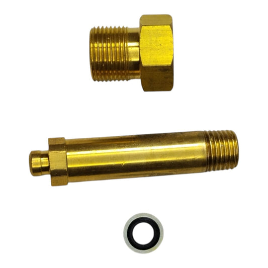 Oxygen porta pack inlet nut stem and seal set for gas regulators