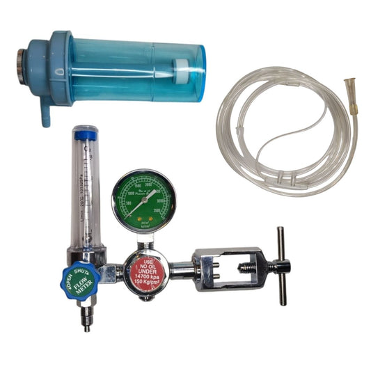 Medical Oxygen Flow Meter Kit - Pin Index Connection